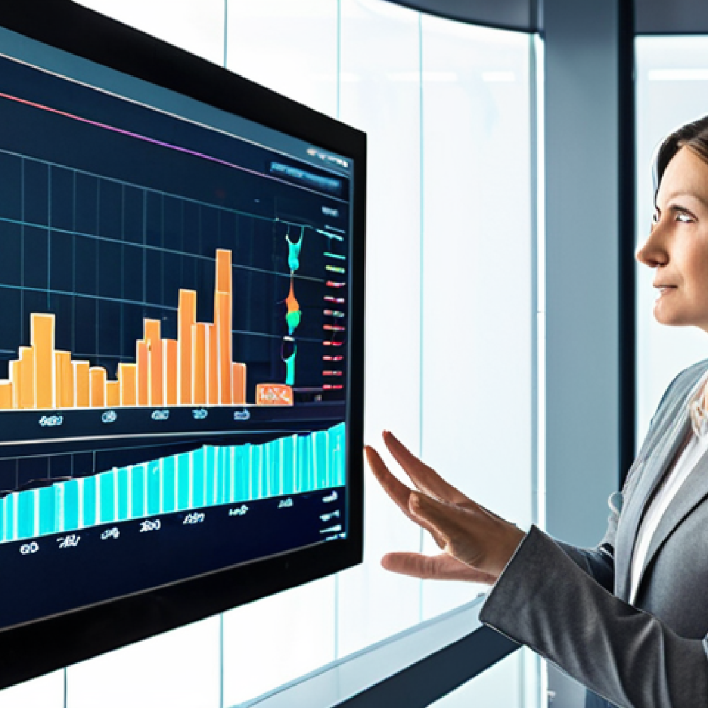 A sophisticated management consultant, radiating confidence, is shown interacting with a holographic display of dynamic financial data, charts, and growth metrics. The display vividly quantifies their professional impact and unearthed market value (e.g., "$5M Savings," "15% Growth," "Market Leader"). The background shifts from a subtle, misty uncertainty to clear, illuminated pathways, symbolizing data-driven clarity and strategic opportunity. The overall tone is intelligent, analytical, and forward-looking.