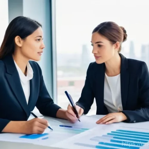 Home 29 경영지도사 실기시험 준비 노하우 - **Prompt 1: Collaborative Consulting Session**
"A diverse team of three management consultants (...