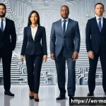 Home 19 경영지도사와 경영 혁신 성공 사례 - **Navigating the Labyrinth of Modern Business**
A visually rich, conceptual illustration of a di...