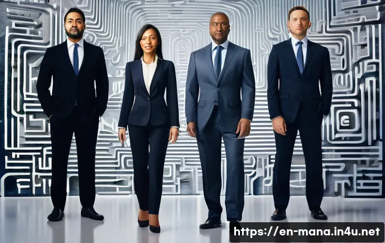 경영지도사와 경영 혁신 성공 사례 - **Navigating the Labyrinth of Modern Business**
A visually rich, conceptual illustration of a di...